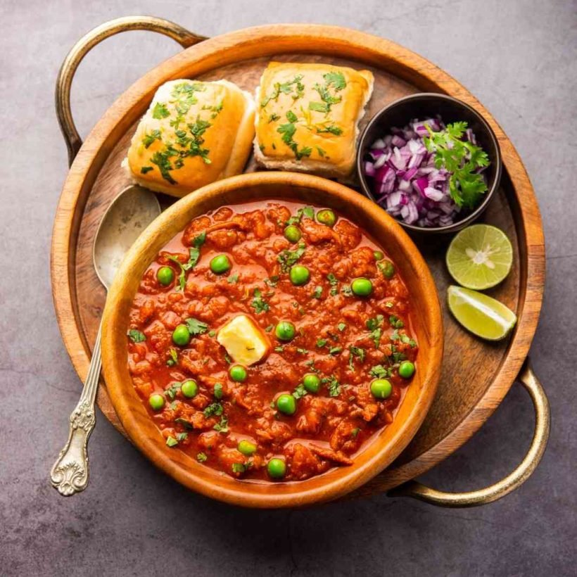 pav bhaji noon mirch la